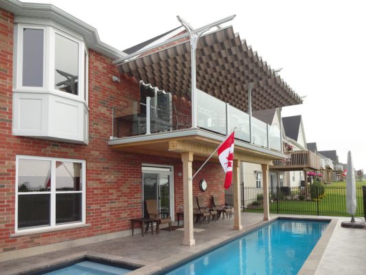 mái xếp hồ bơi cao cấp