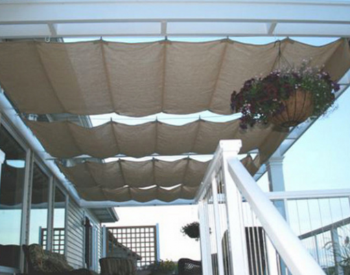 mái xếp sân thượng